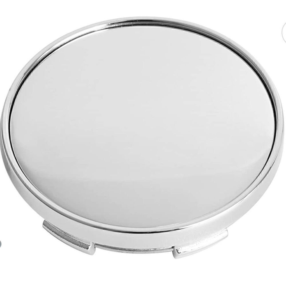 Car Wheel Rims Center Hubcap 3pcs fit 56mm Badge Chrome Caps Cover